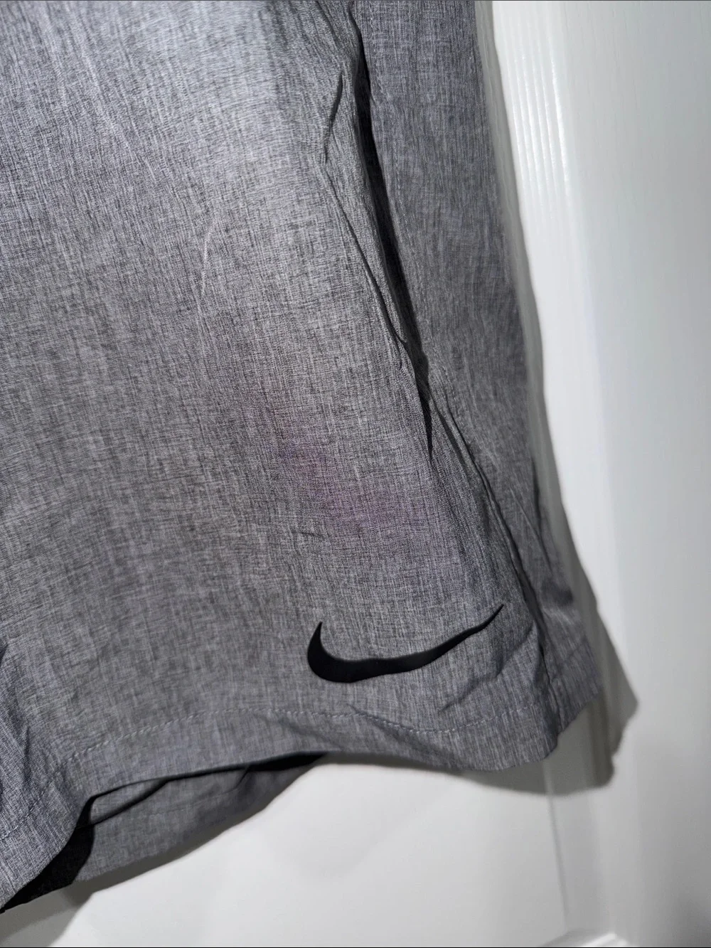 Nike Men's Heather Gray Performance Athletic Swim Shorts size 36”